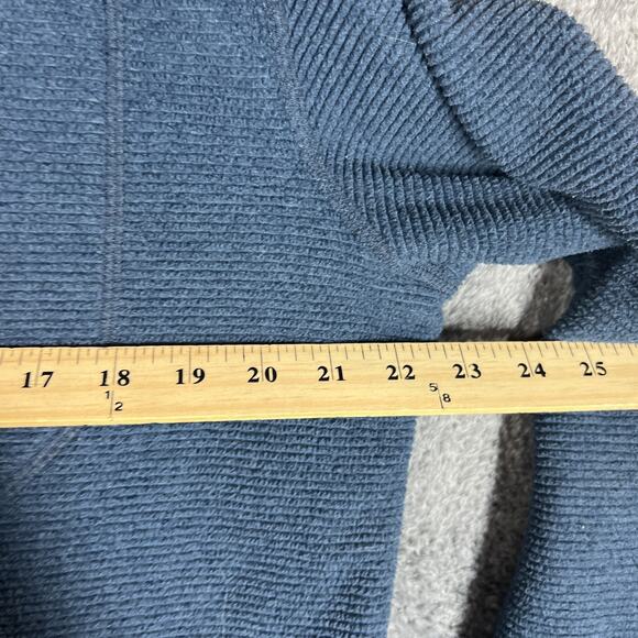 Simms Pullover Mens Large Blue Quarter Zip Polyester Fishing Outdoor Sweater - Picture 5 of 7